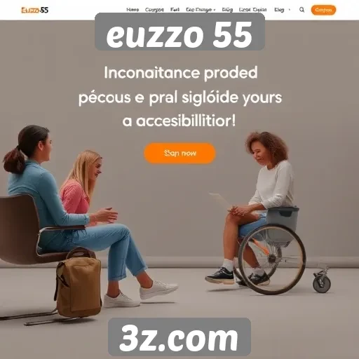 Acessibilidade e diversidade no site Euzzo 55